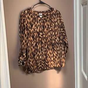 Leopard Print Blouse